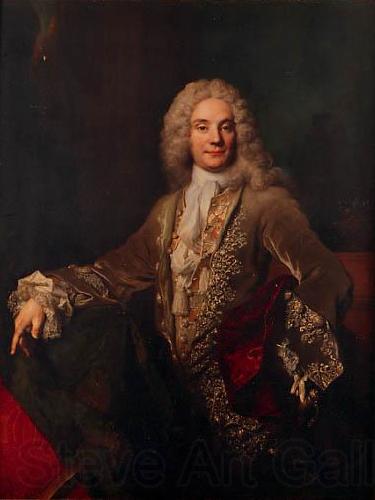 Nicolas de Largilliere Pierre-Joseph Titon de Cogny Norge oil painting art